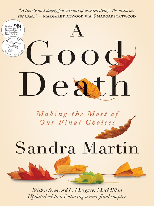 Title details for A Good Death by Sandra Martin - Available